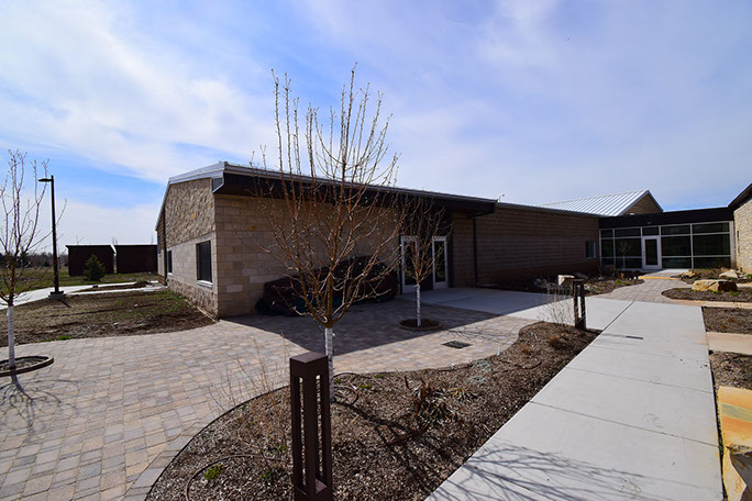 Utah State Univerisity Kaysville Campus steel framing under construction