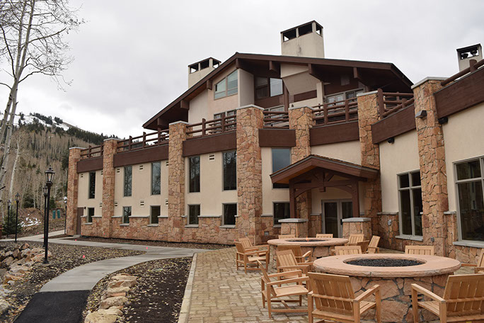 Stein Eriksen Lodge Expansion additional steel framing