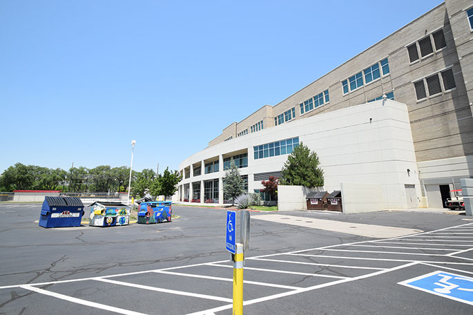 East High School west parking lot