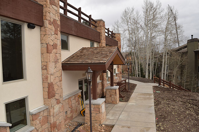 Stein Eriksen Lodge Expansion additional steel framing