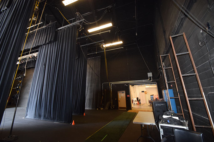 Sandy Amphitheater back stage