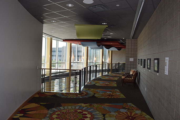 Davis Center for the Performing Arts atrium balcony