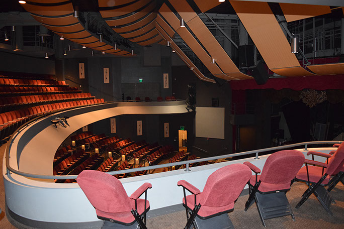 Davis Center for the Performing Arts balcony seating completed