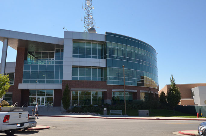 BYU Broadcast Building front entrance