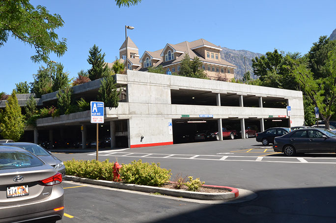 BYU N. Eldon Tanner Building Addition Parking Structure