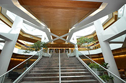 BYU Harold B. Lee Library mains stairs atrium