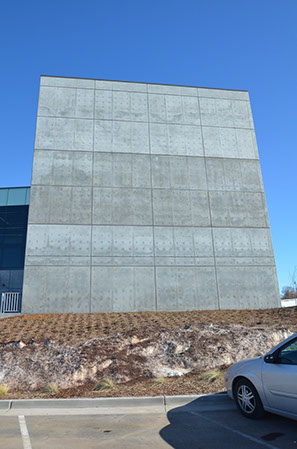 BYU-Idaho Science and Technology Building exterior concrete walls