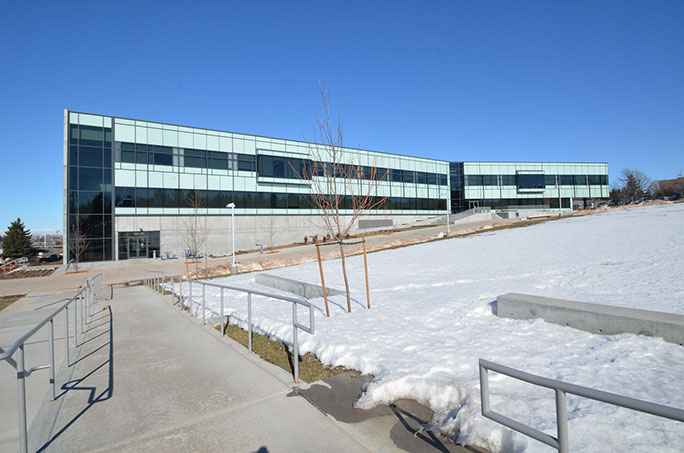 BYU-Idaho Science and Technology Building plaza