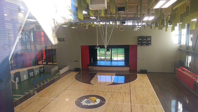 C. Mark Openshaw Education Center and Office Building finished gym