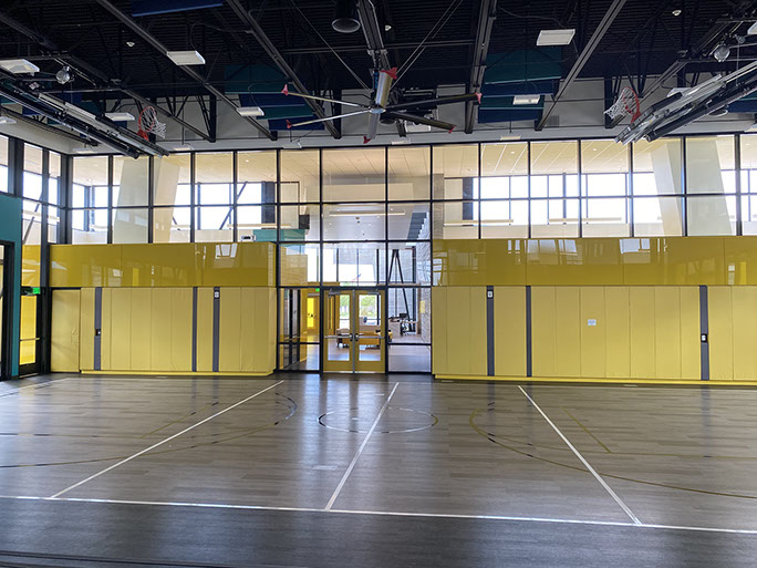 C. Mark Openshaw Education Center and Office Building x-braces