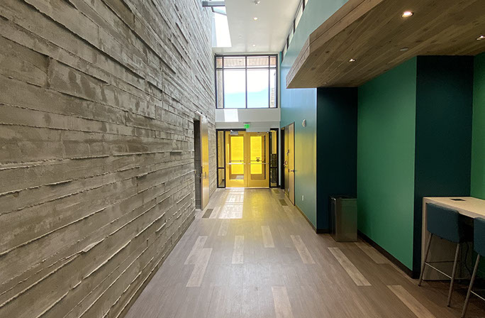 C. Mark Openshaw Education Center and Office Building x-braces