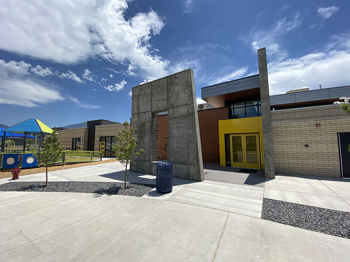 C. Mark Openshaw Education Center and Office Building x-braces