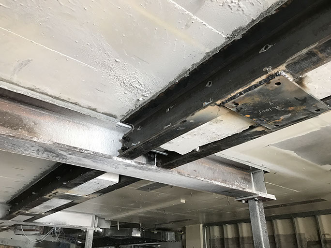 Stein Eriksen Lodge Expansion additional steel framing