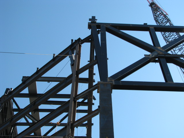 BYU-Idaho Center steel framing