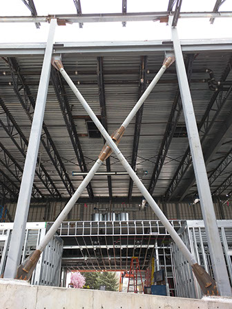 C. Mark Openshaw Education Center and Office Building x-braces