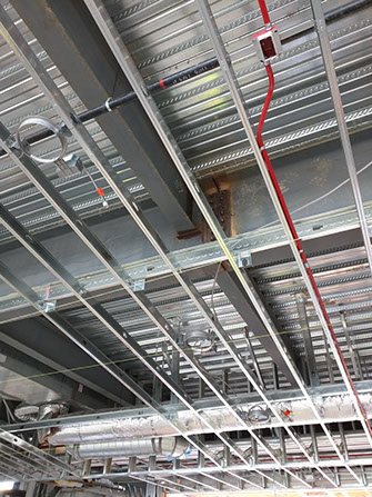 C. Mark Openshaw Education Center and Office Building steel framing