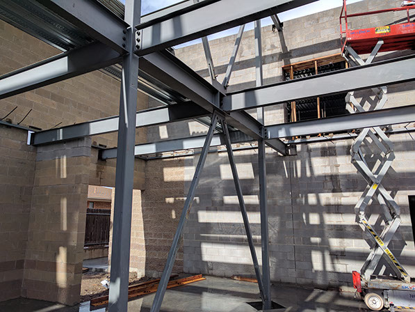 Kearns Improvement District steel x brace