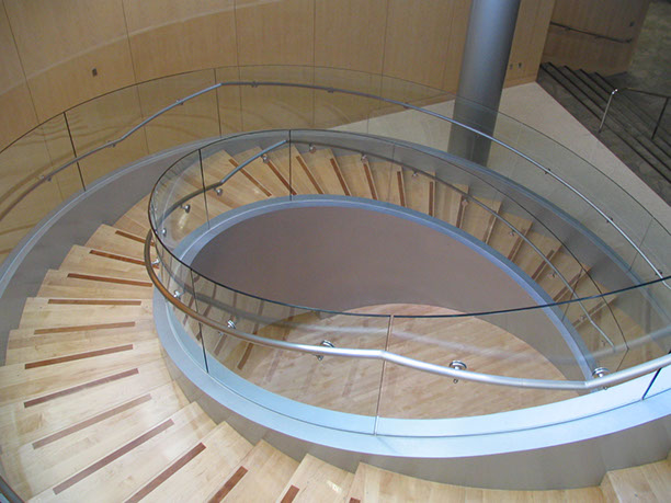 BYU Joseph F. Smith Building spiral staircase