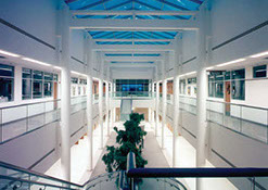 BYU-Idaho Spencer W. Kimball Administration Building atrium and stairs