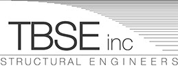 TBSE Inc. Structural Engineers logo with white background