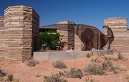 Big Water Visitor Center entrance plaza