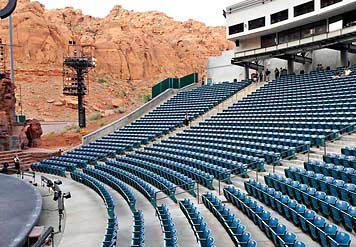 Tuacahn Center for the Arts stage and seating