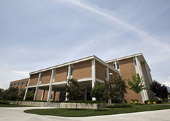 BYU Talmage building perspective front view